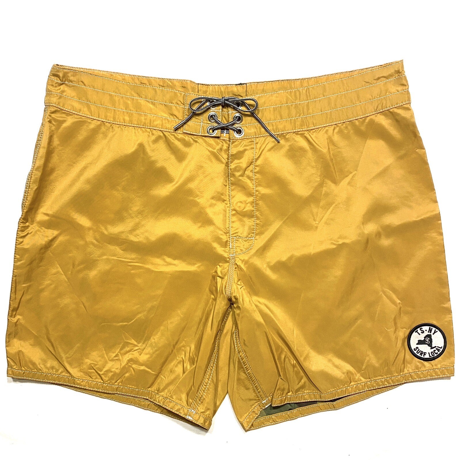 BIRDWELL For Todd Snyder Mens Beach Britches Swim Board Shorts Yellow -MSRP $168