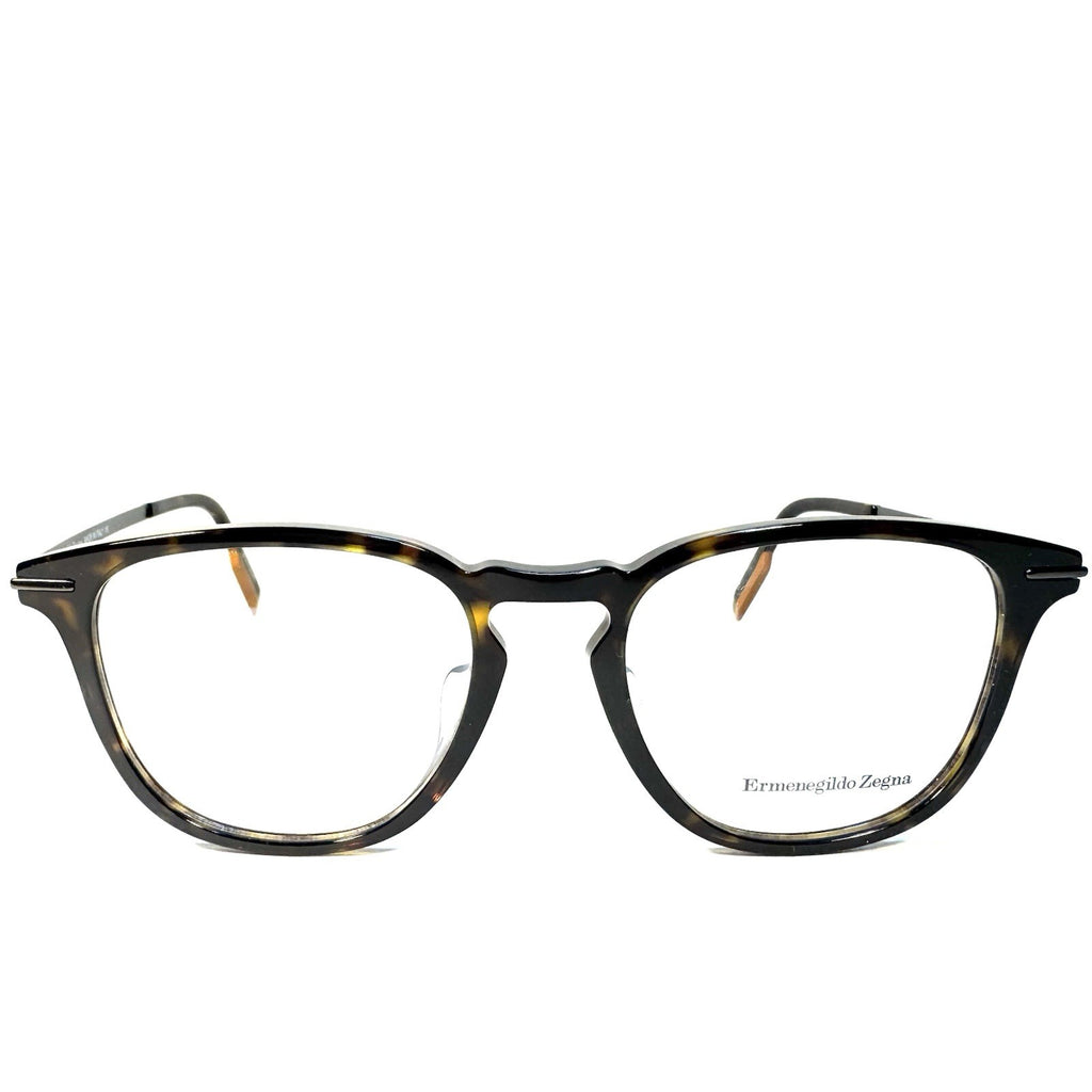 ERMENEGILDO ZEGNA Mens EZ5224 052 Round Eyeglasses Frames Tortoise (MSRP $275)