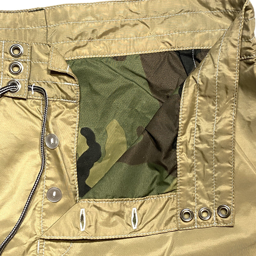 BIRDWELL For Todd Snyder Mens Beach Britches Swim Board Shorts Khaki (MSRP $168)