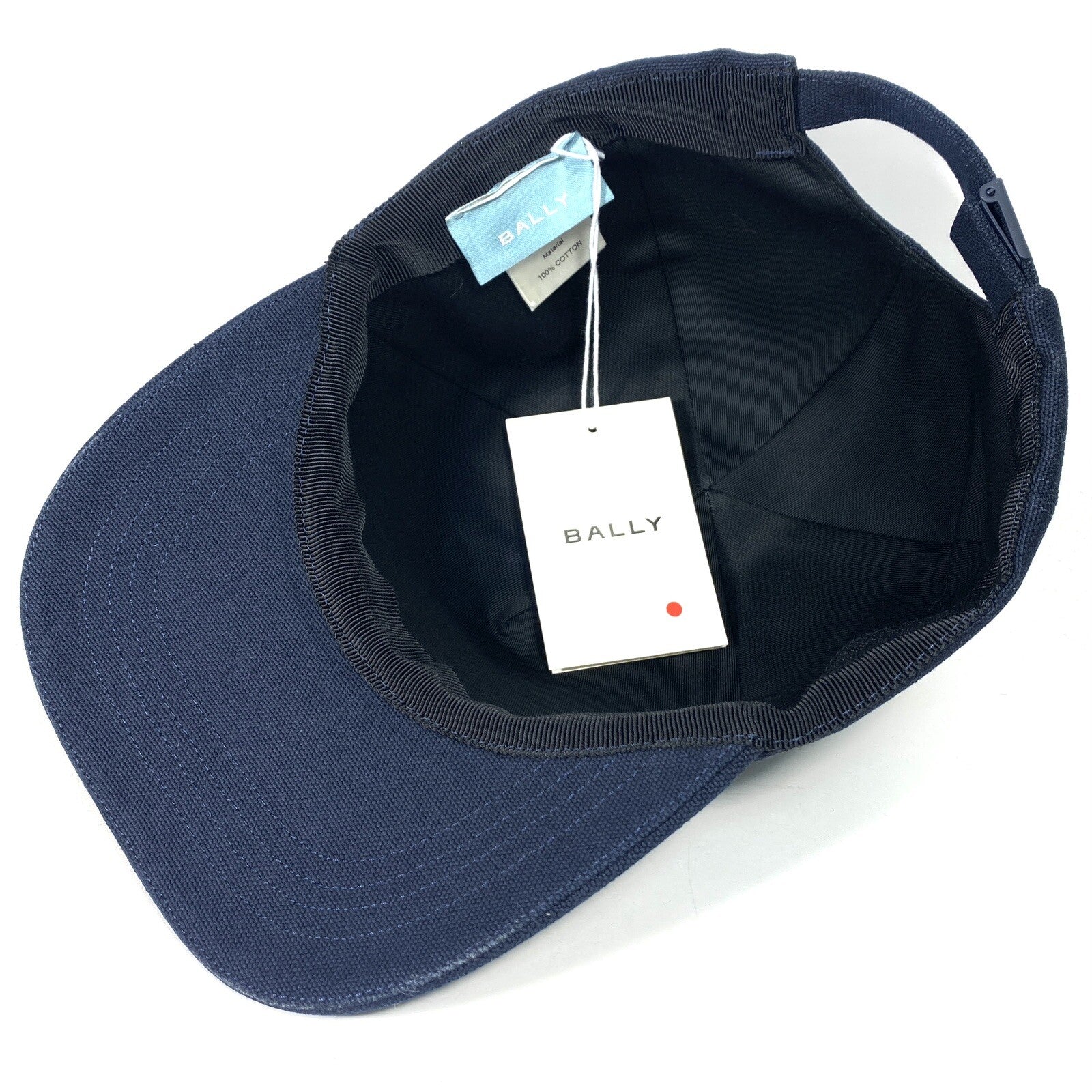 BALLY St Moritz Switzerland Medallion Cap Hat Midnight Blue (MSRP $300)