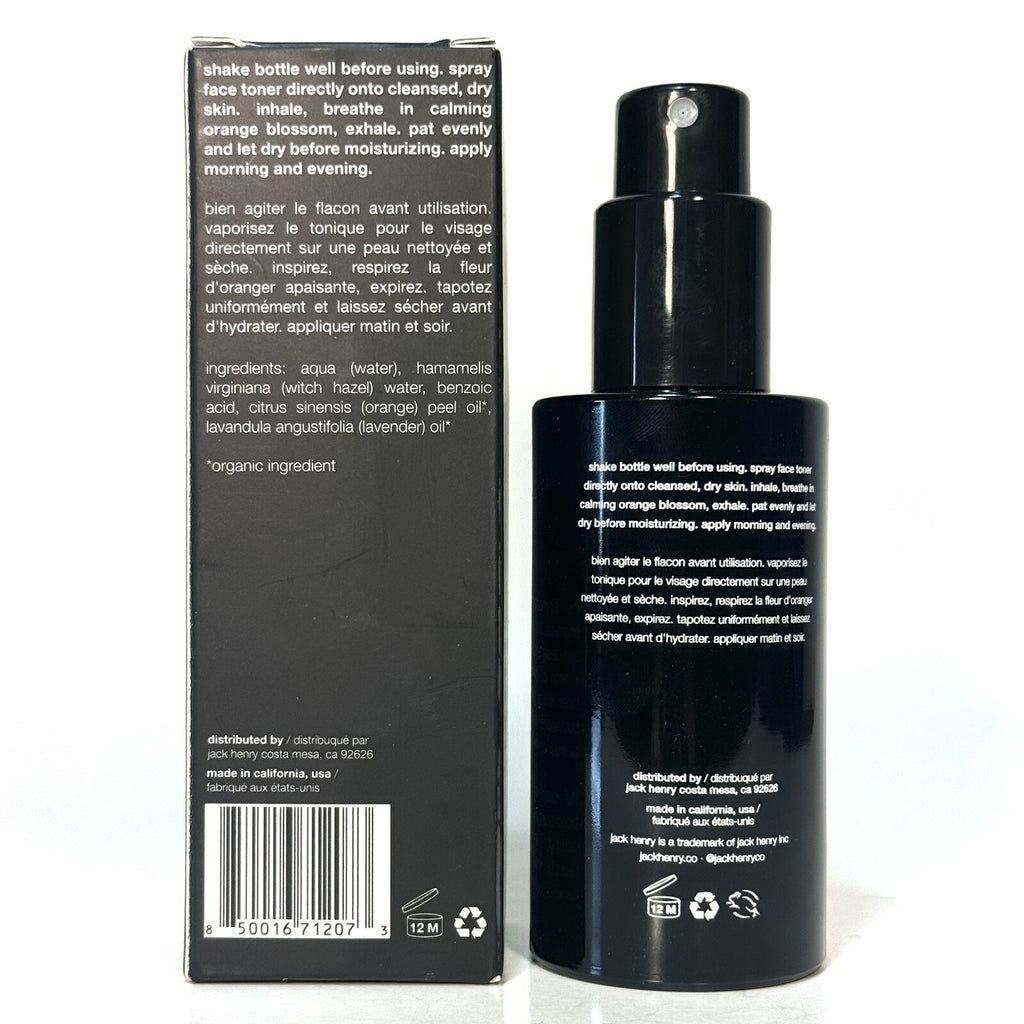 JACK HENRY Face Toner Fluid Spray 3.3 fl oz (MSRP $24)