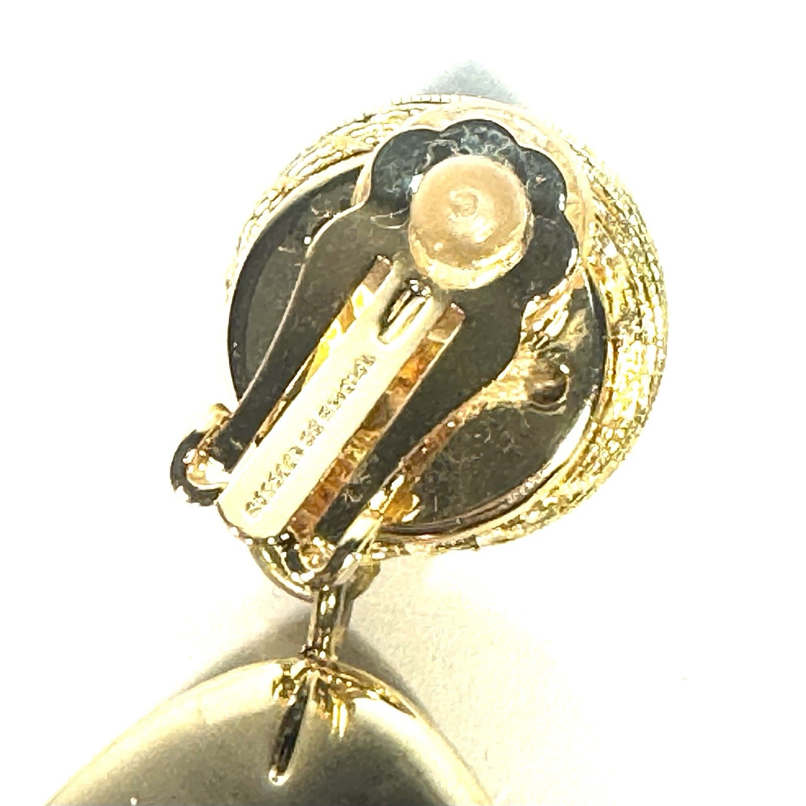 REBECCA DE RAVENEL Caspia Fish Electroplated Gold Clip Back Earrings (MSRP $275)
