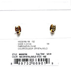 MARC JACOBS Womens Disc Jeweled Engraved Stud Earrings Gold (MSRP $45)