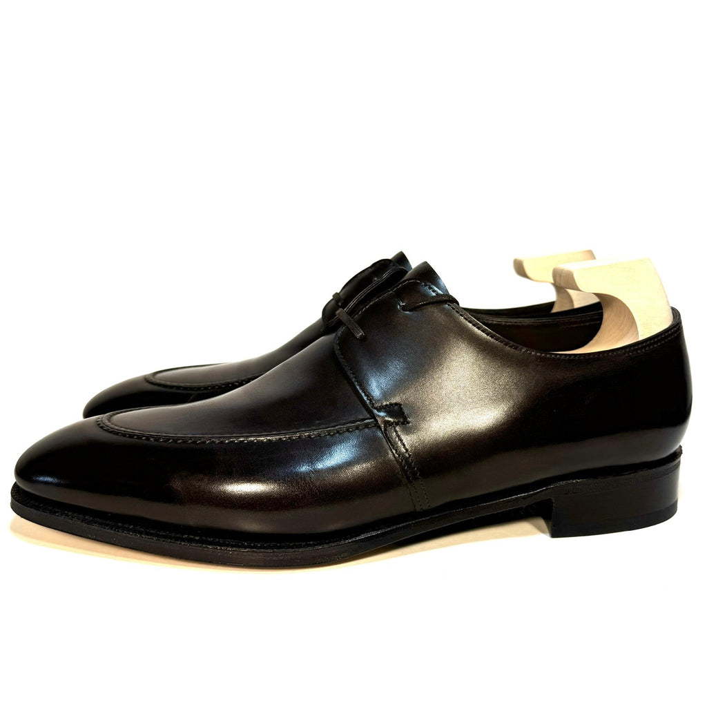 JOHN LOBB Mens Wrey Prestige Dress Loafer Shoes Dark Brown 10.5 (MSRP $2,390)