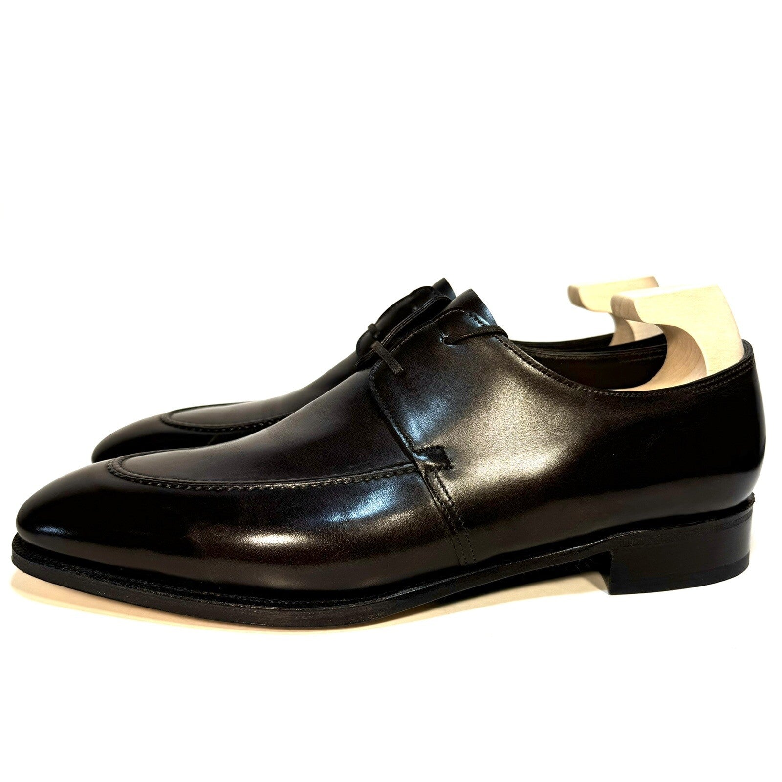 JOHN LOBB Mens Wrey Prestige Dress Loafer Shoes Dark Brown 10.5 (MSRP $2,390)