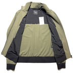 THEORY Mens Marco Precision Ponte Zip Jacket Uniform Green M (MSRP $445)