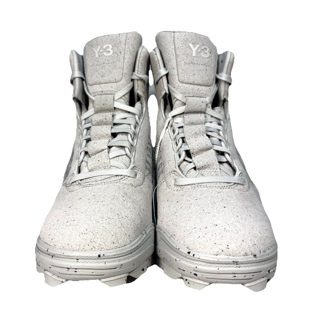Y-3 Adidas Mens GSG9 Lace Up Suede High Top Sneaker Boots Carbon Grey -MSRP $400