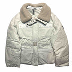 SWEATY BETTY Womens Alps Puffer Ski Jacket Coat Lily White (MSRP $368)