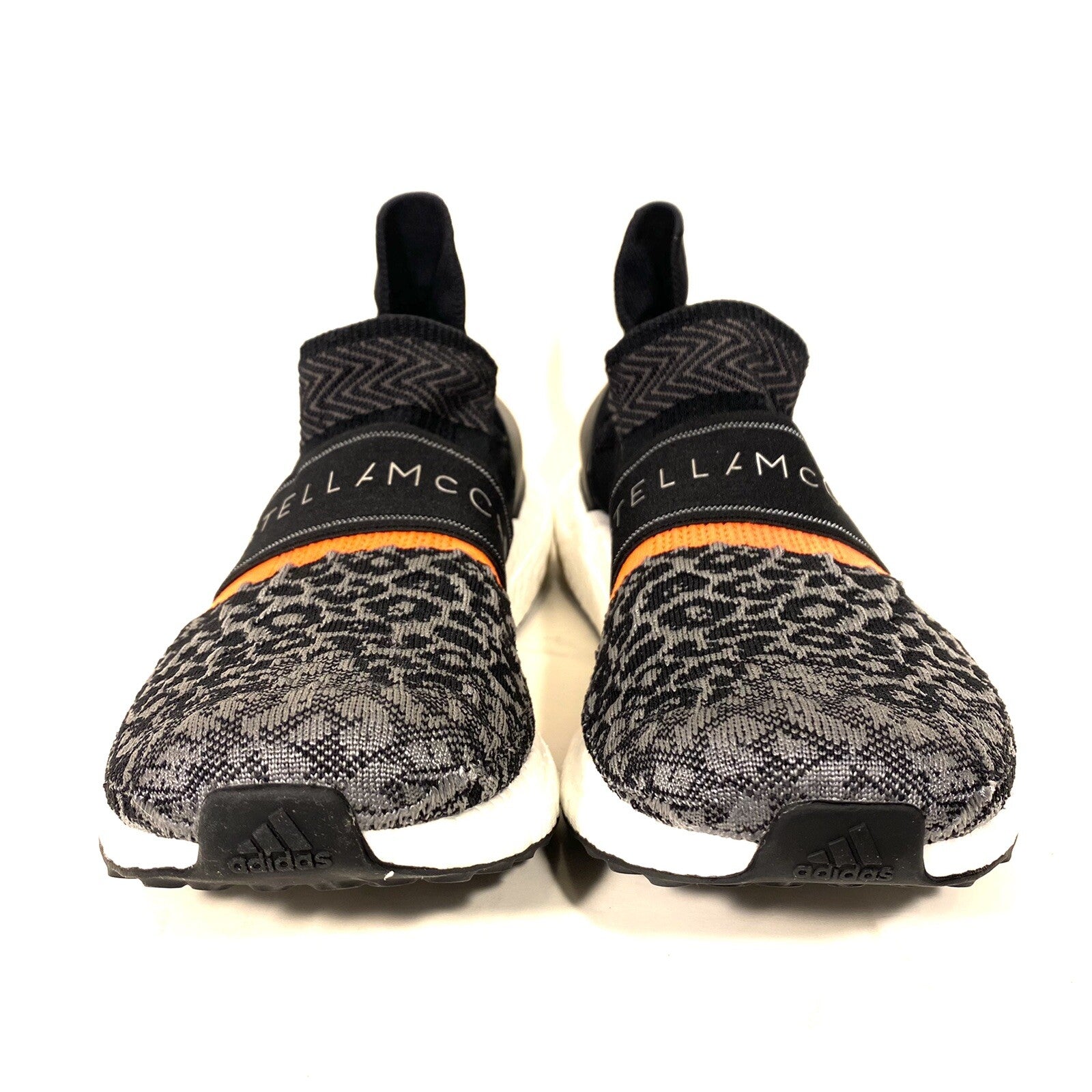 ADIDAS STELLA MCCARTNEY Womens UltraBoost 3D Knit Sneakers Black (MSRP $230)