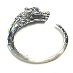 JOHN HARDY Womens 18k Gold .925 Silver Naga Dragon Cuff Bracelet M (MSRP $2,495)