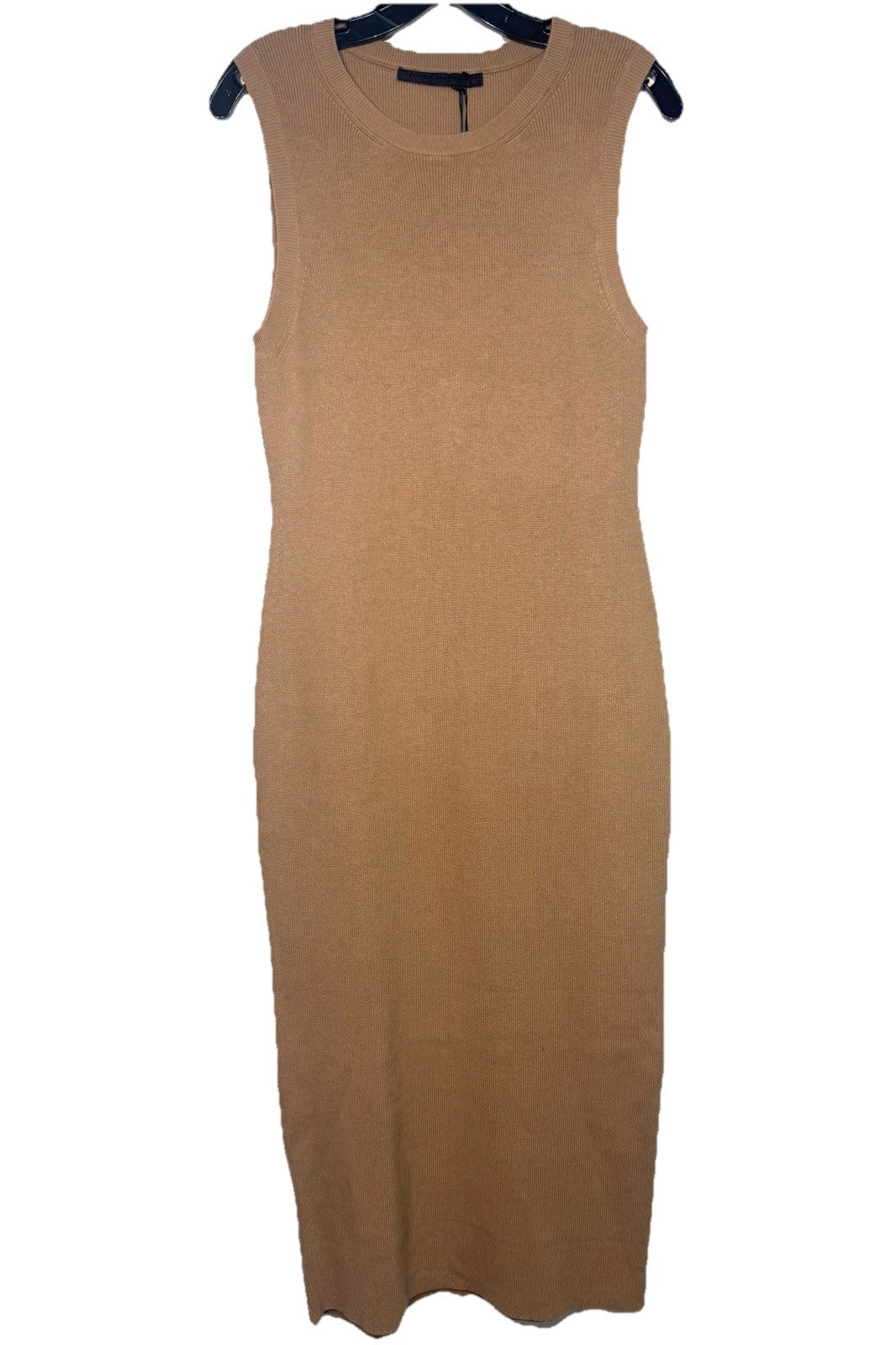 JENNI KAYNE Sleeveless Midi Cashmere Blend Sweater Dress Camel Tan (MSRP $295)
