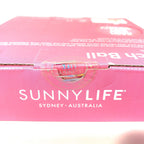 SUNNYLIFE Baby Got Bounce Printed Inflatable PVC Pool Beach Ball Neon Pink 