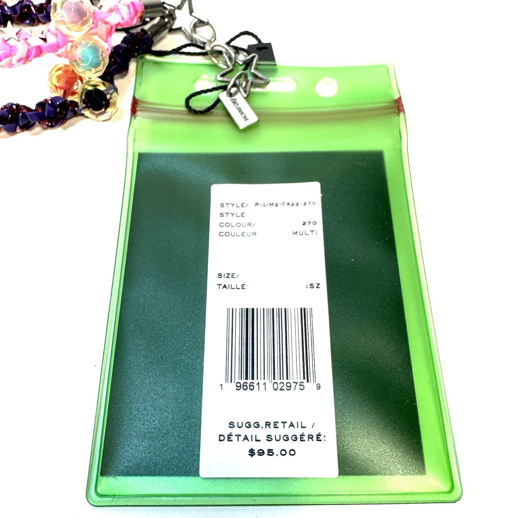 MARC JACOBS Heaven Kiko Kostadinov Macrame Beaded Charm Bracelet (MSRP $95)