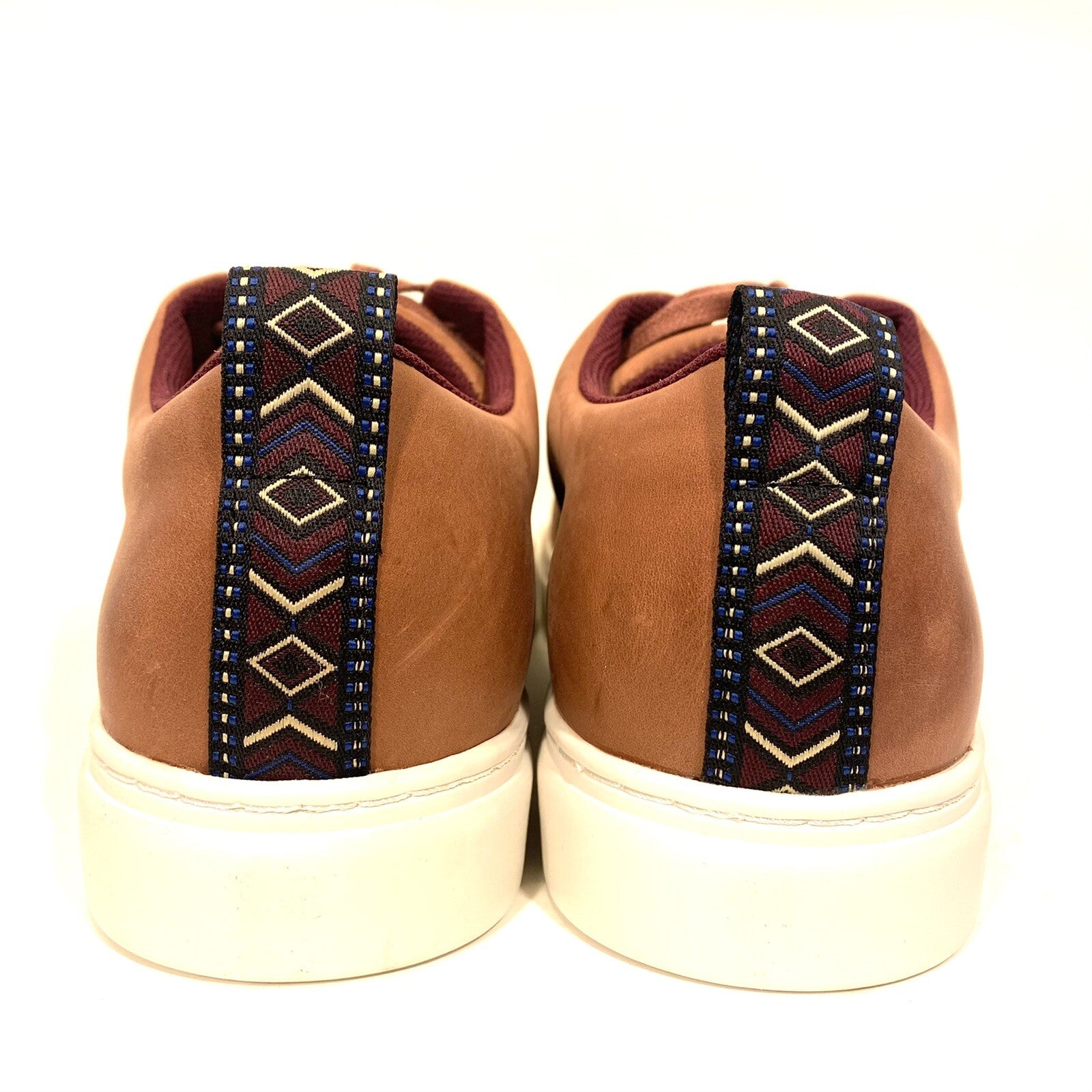 PS PAUL SMITH Mens Lee Nubuck Leather Lace Up Logo Sneakers Brown (MSRP $250)