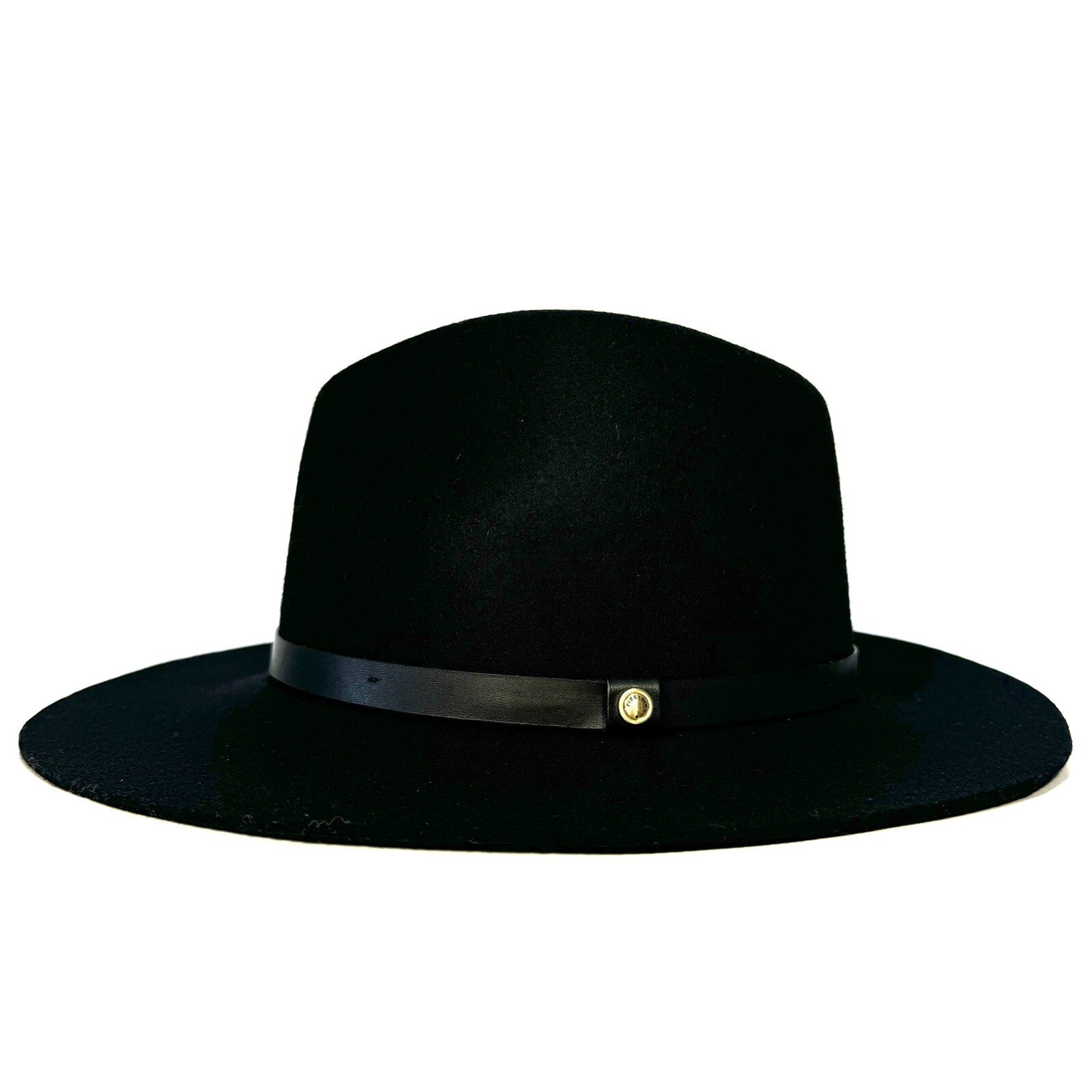 RAG & BONE Womens Wool Felt Floppy Brim Fedora Hat Black (MSRP $250)