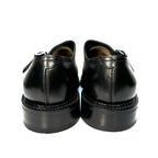 JOHN LOBB Mens William Monkstrap Calf Leather Shoes Black 7.5 (MSRP $1,780)