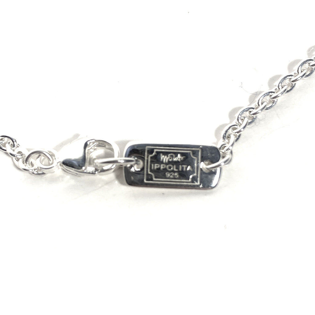 IPPOLITA .925 Silver Classico Hammered Crinkle Short Necklace (MSRP $550)