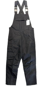 18 EAST Mens BDU 1000D Nylon Canvas Hiker Waders Bib Black (MSRP $255)