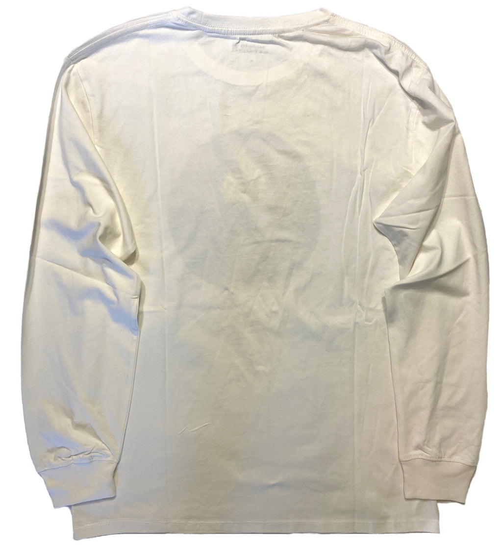 SATURDAYS NYC Mens Seabright Graphic Long Sleeve T Shirt White (MSRP $68)