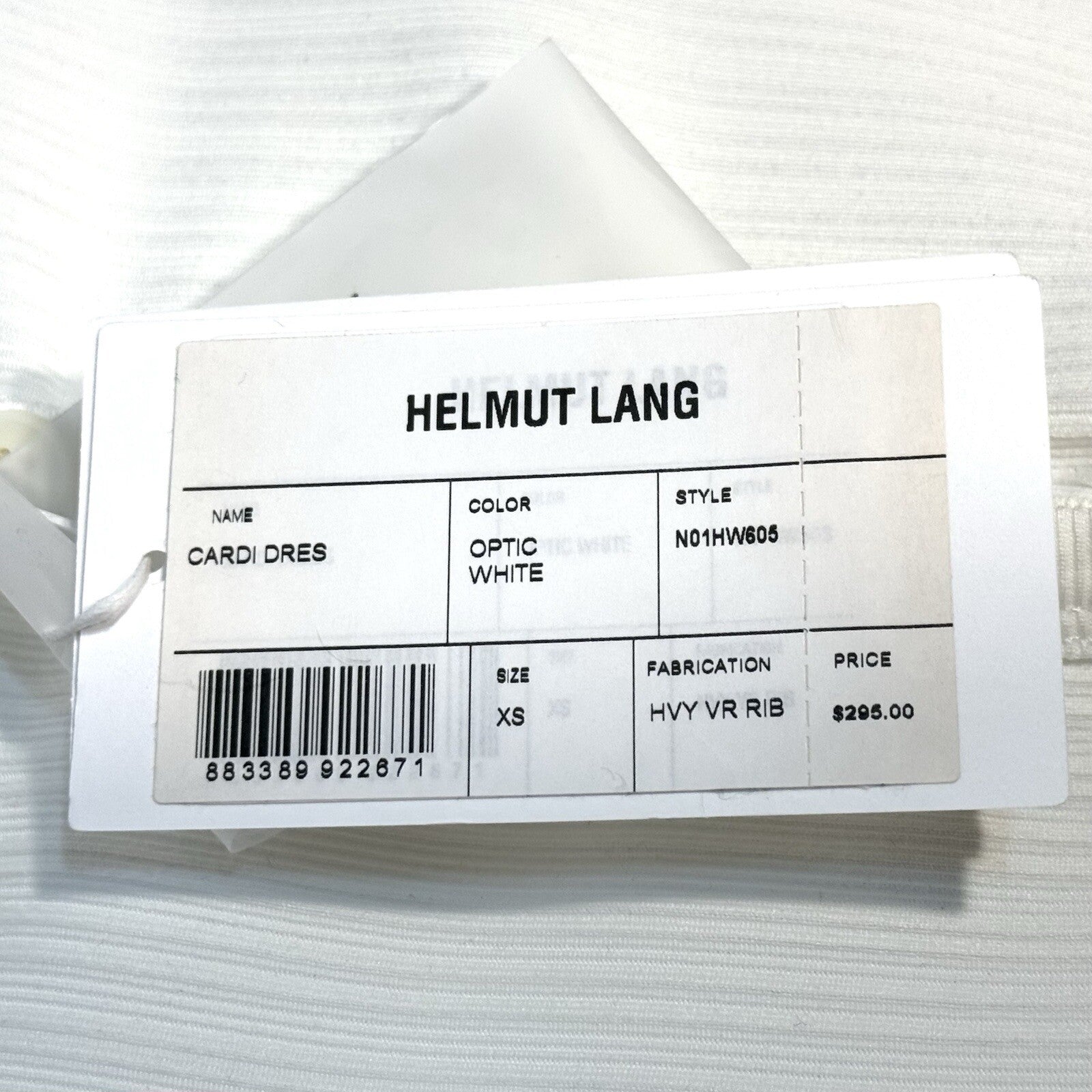 HELMUT LANG Womens Cardigan Short Sleeve Dress White XS (MSRP $295)