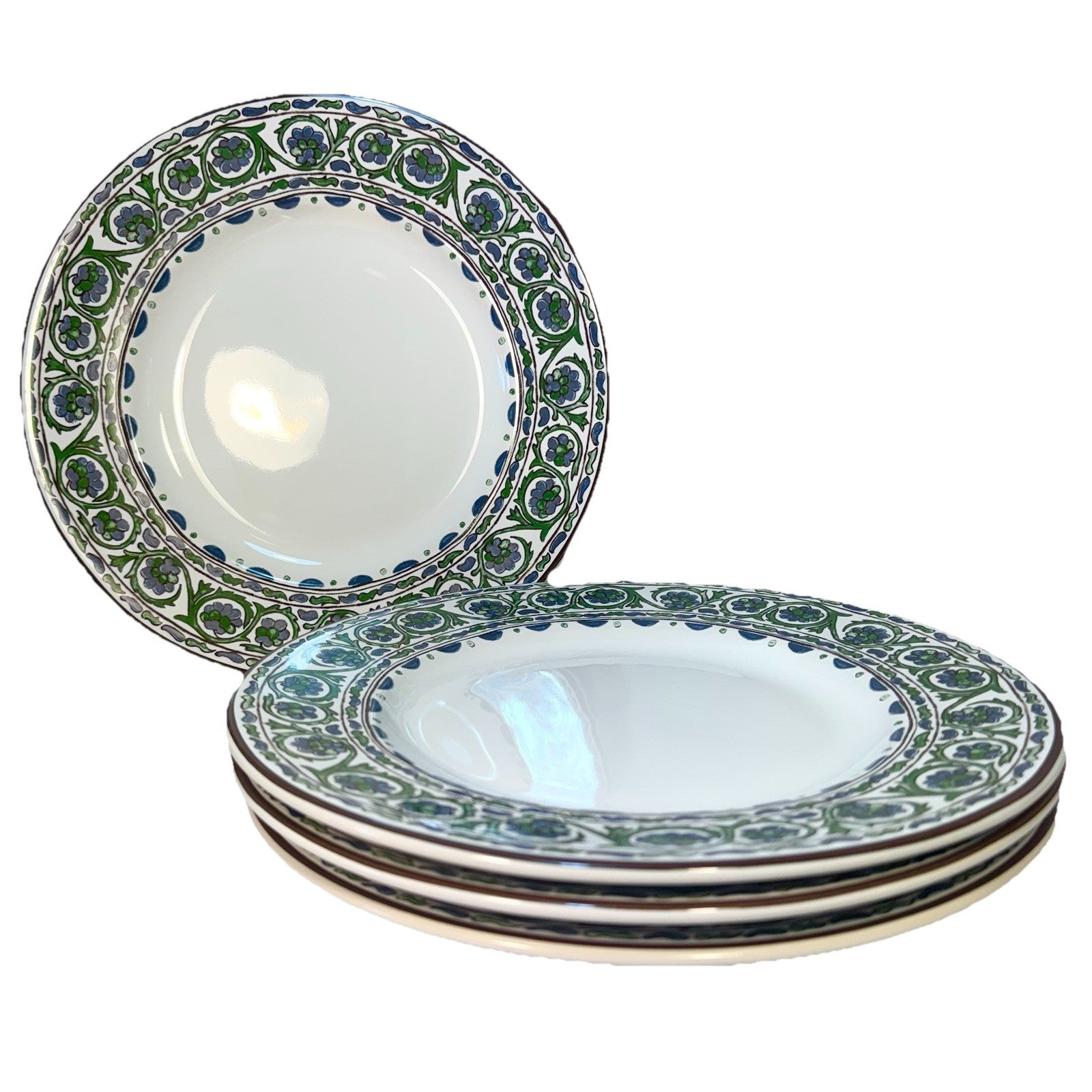JULISKA x Veronica Beard Bohemian Vine 11" Dinner Plate Set for 4 (MSRP $232)