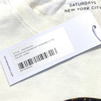 SATURDAYS NYC Mens Seabright Graphic Long Sleeve T Shirt White (MSRP $68)