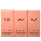BOY SMELLS Suede Pony Cologne de Parfum Perfume Spray Sample 1.5 ml LOT OF 3
