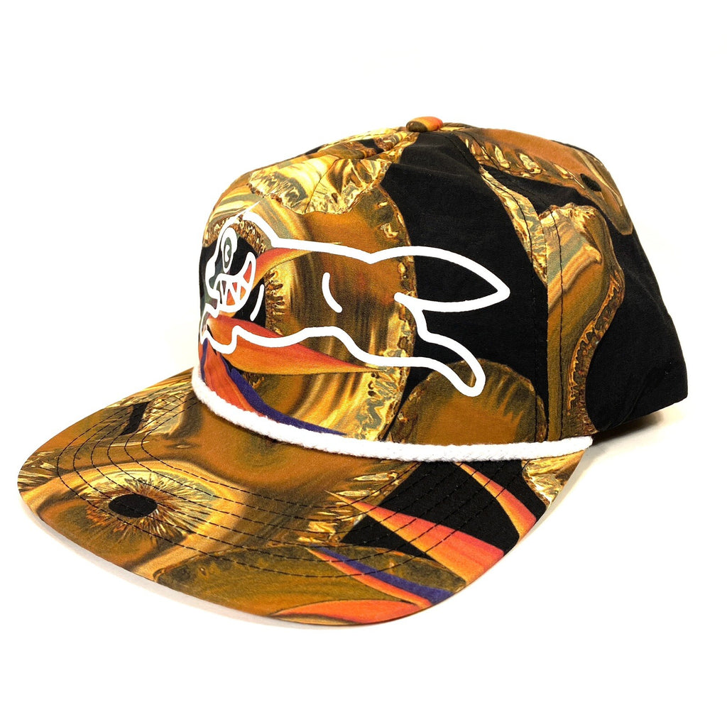 ICE CREAM Billionaire Boys Club Space Running Dog Trucker Hat Black (MSRP $60)