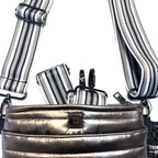 THINK ROYLN Bum Bag Shoulder Crossbody Pearl Latte Grey (MSRP $98)