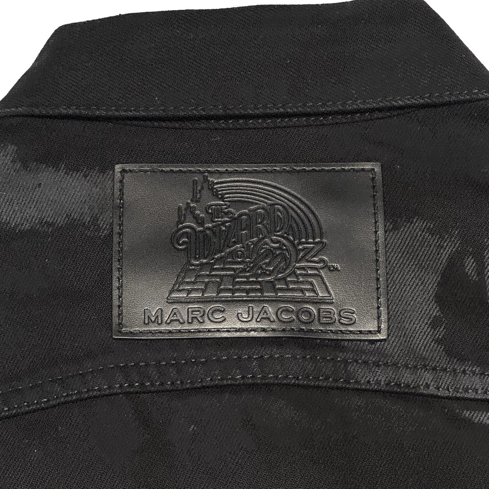 MARC JACOBS x The Wizard of Oz Womens Denim Jean Jacket Black (MSRP $495)