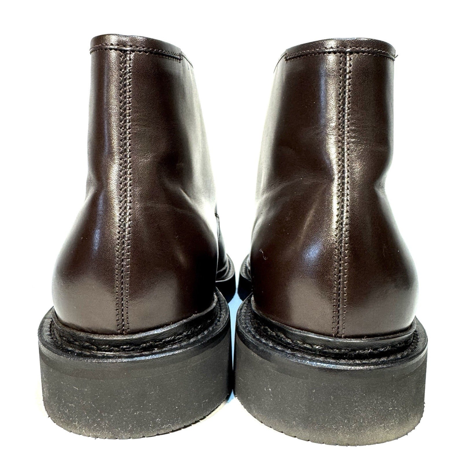 JOHN LOBB Mens Shoreditch Calf Leather Chukka Boots Dark Brown (MSRP $2,010)