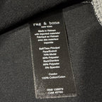 RAG & BONE Womens Abby Scuba Modal Cardigan Jacket Grey (MSRP $398)