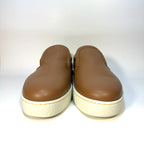 JOHN LOBB Mens Breeze Calf Leather Slip On Sneakers Cognac Brown 8.5 (MSRP $910)