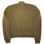 RICK OWENS Mens Maglia Alpaca Turtleneck Sweater Olive Honey Brown (MSRP $1,105)
