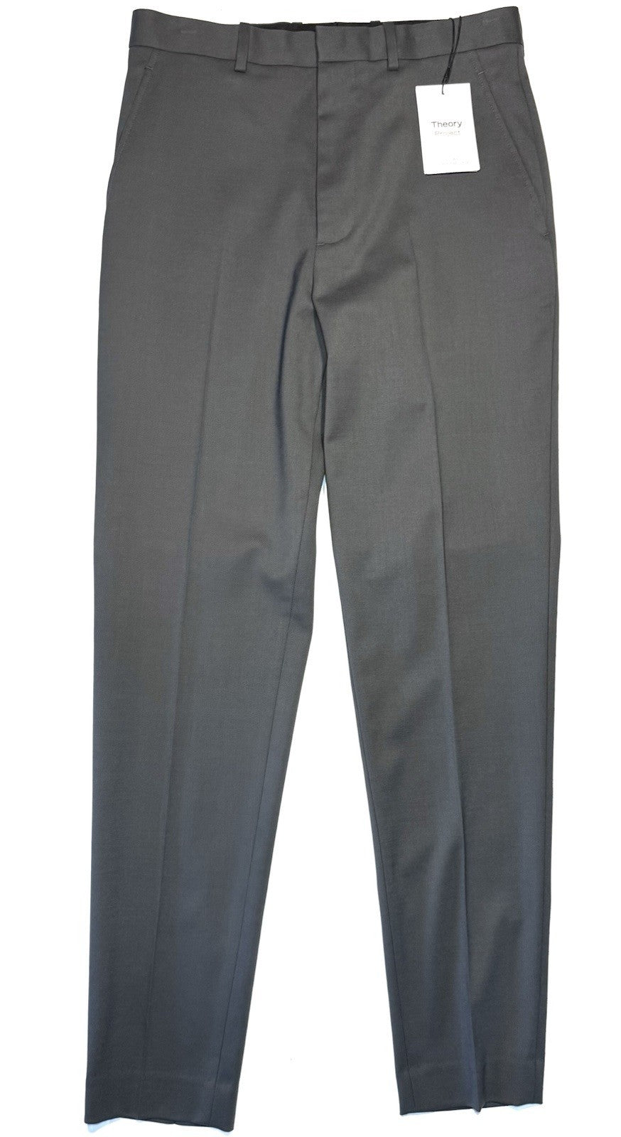 THEORY PROJECT Lucas Ossendrijver Mens MP206 Pleated Wool Pants Grey (MSRP $225)