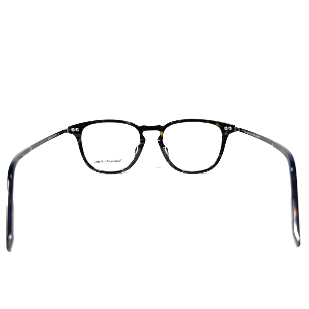 ERMENEGILDO ZEGNA Mens EZ5224 052 Round Eyeglasses Frames Tortoise (MSRP $275)
