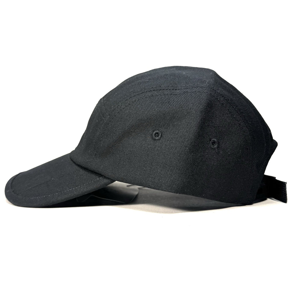 CAFE KITSUNE Unisex Logo Embroidered 5 Panel Cap Hat Black (MSRP $120)