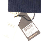 SCOTCH & SODA Alpaca Wool Club Artistique Beanie Cap Hat Navy Blue (MSRP $78)