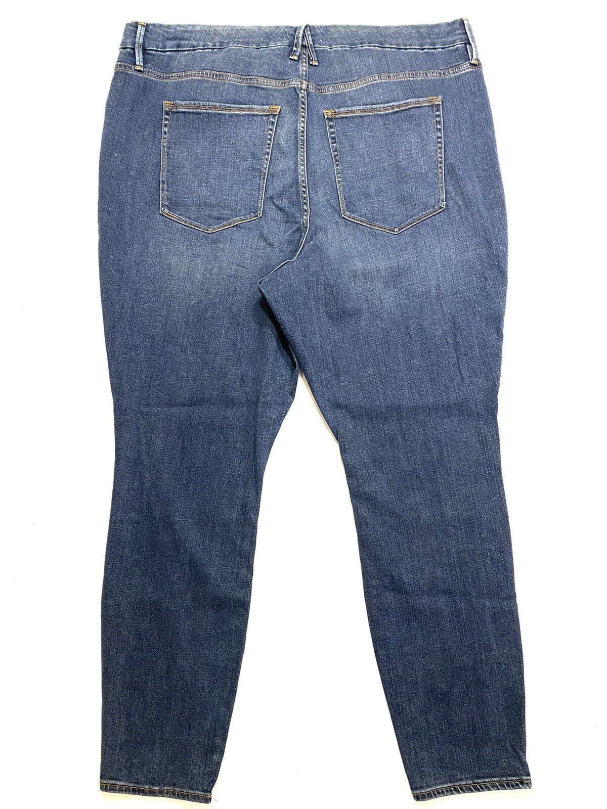 GOOD AMERICAN Womens Good Legs Crop Plus Size Jeans Blue (MSRP $129)