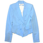 VERONICA BEARD Womens Diego Dickey Double Breasted Blazer Jacket Blue -MSRP $698