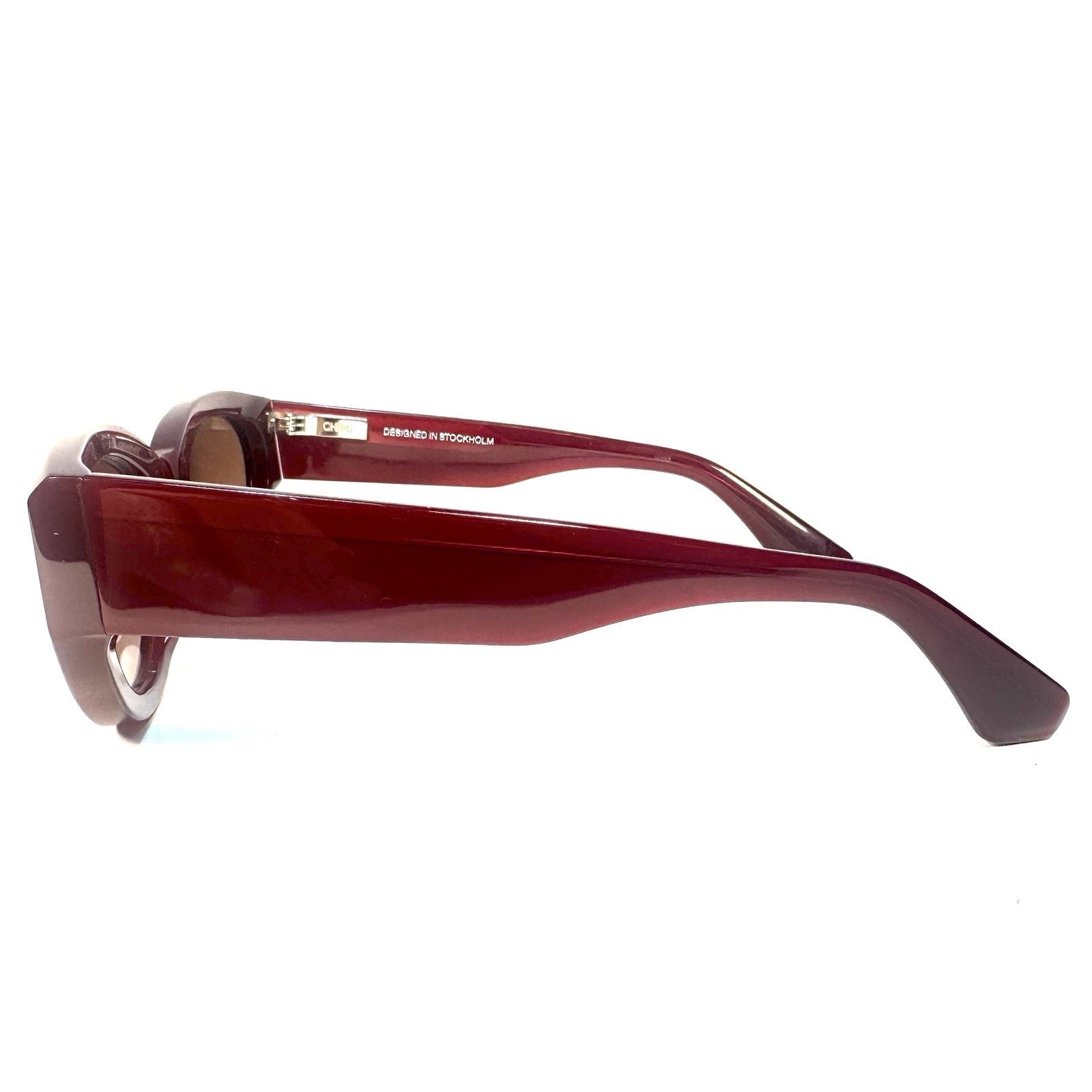 CHIMI x Veronica Beard Womens Core 06 Cat Eye Sunglasses Burgundy (MSRP $165)