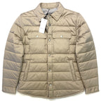 REISS Mens Chasey Light Quilted Puffer Jacket Stone Beige (MSRP $375)