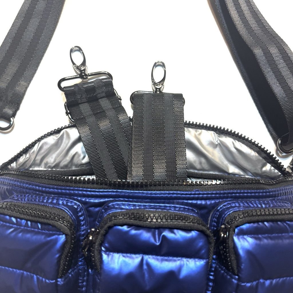 THINK ROYLN Triple Threat Sling Crossbody Bag Electric Blue (MSRP $158)
