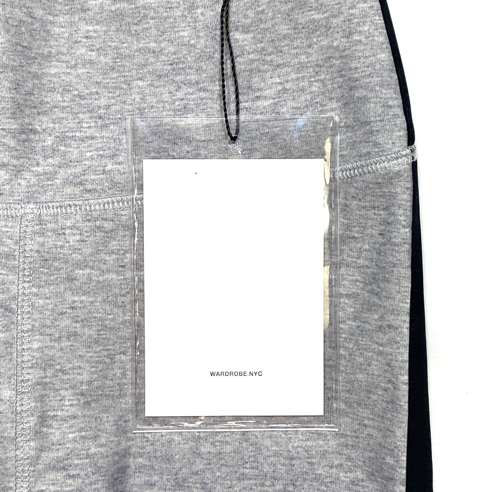 WARDROBE NYC Womens Stripe Sport Leggings Heather Grey (MSRP $250)