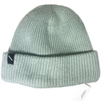 SATURDAYS NYC Knit Cotton Blend Beanie Hat Smoke Green (MSRP $55)