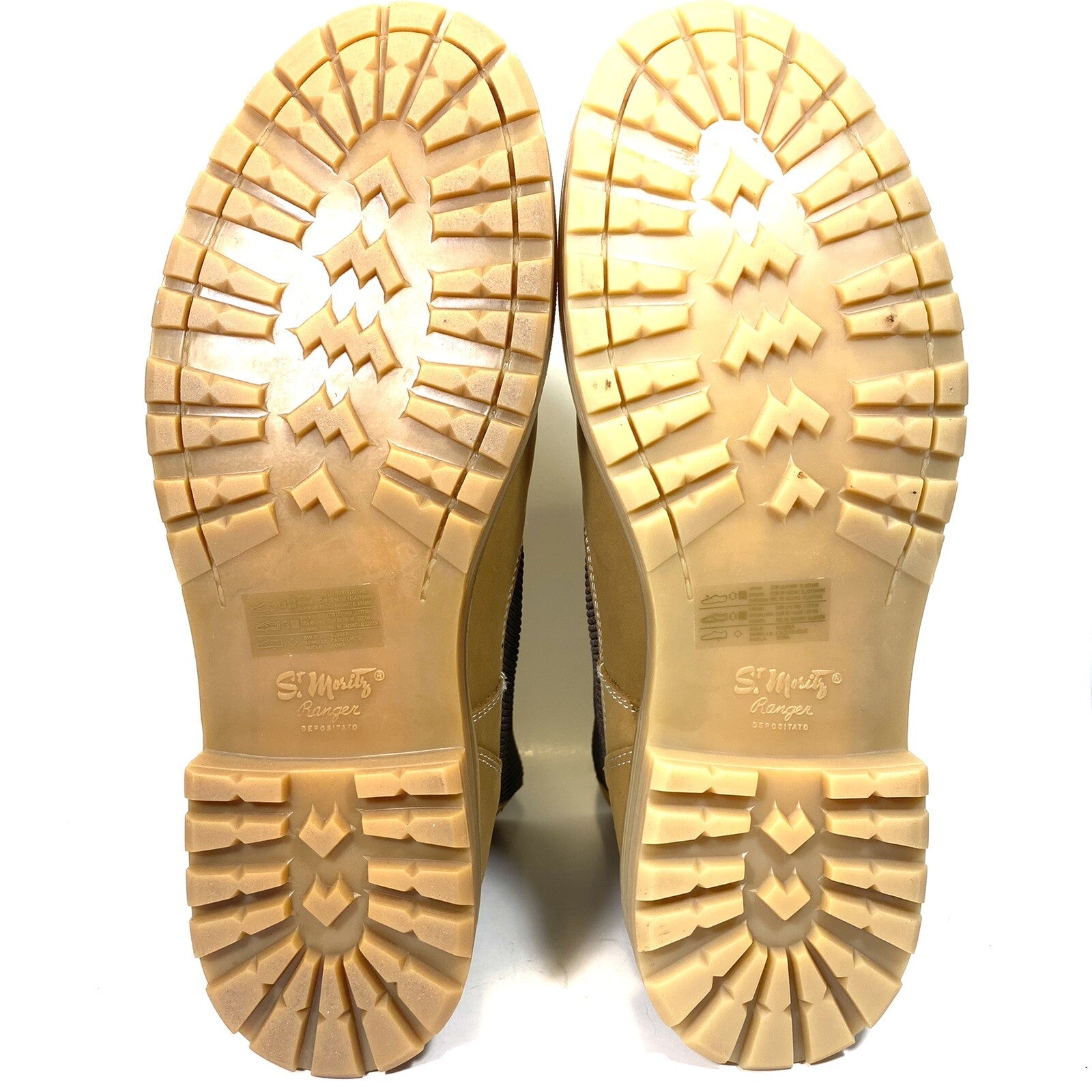 DIESEL Mens Alabhama Nubuck Suede Slip On Combat Boots Bone Brown (MSRP $375)