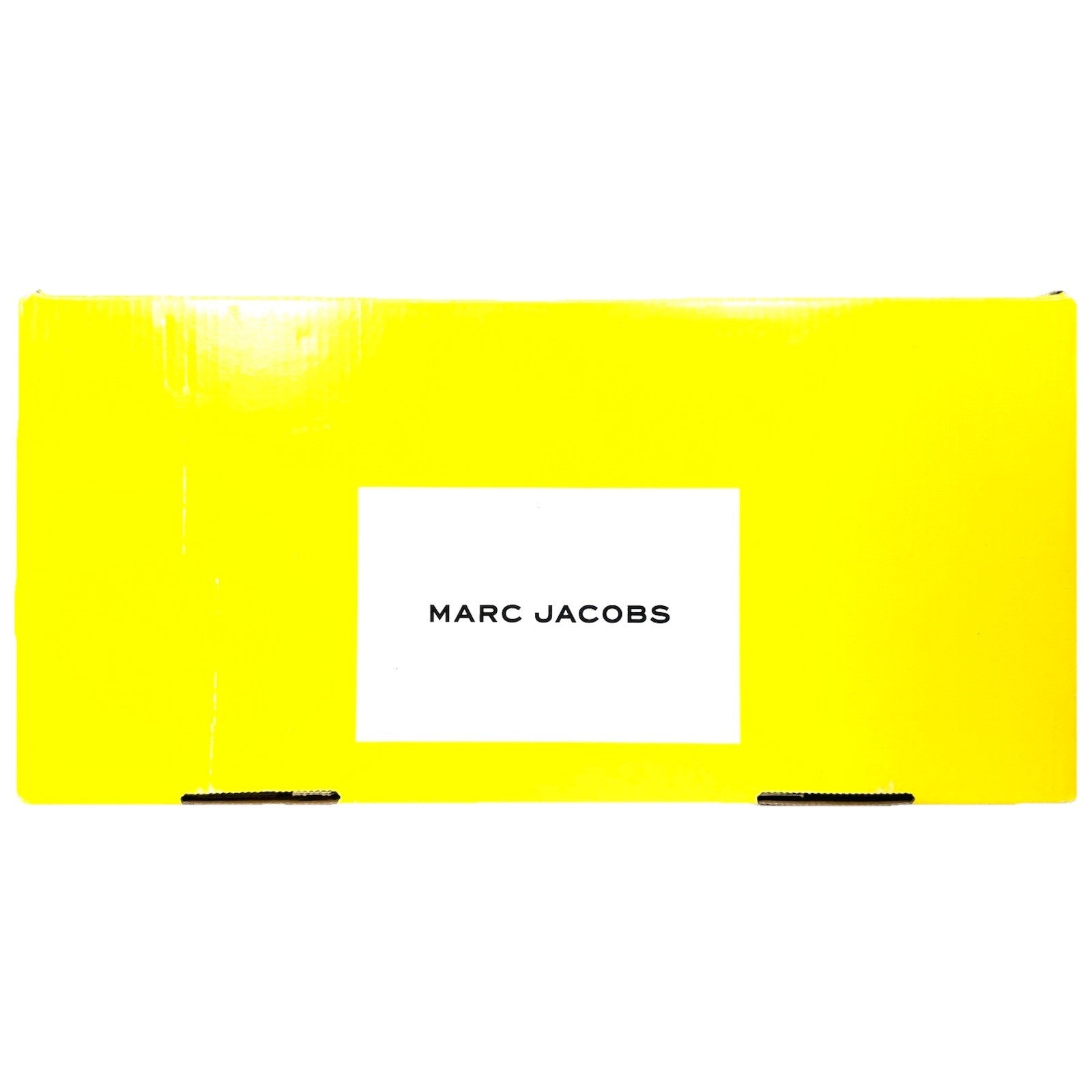 MARC JACOBS Womens The Slide Spellout Logo Teddy Sandals Black (MSRP $195)