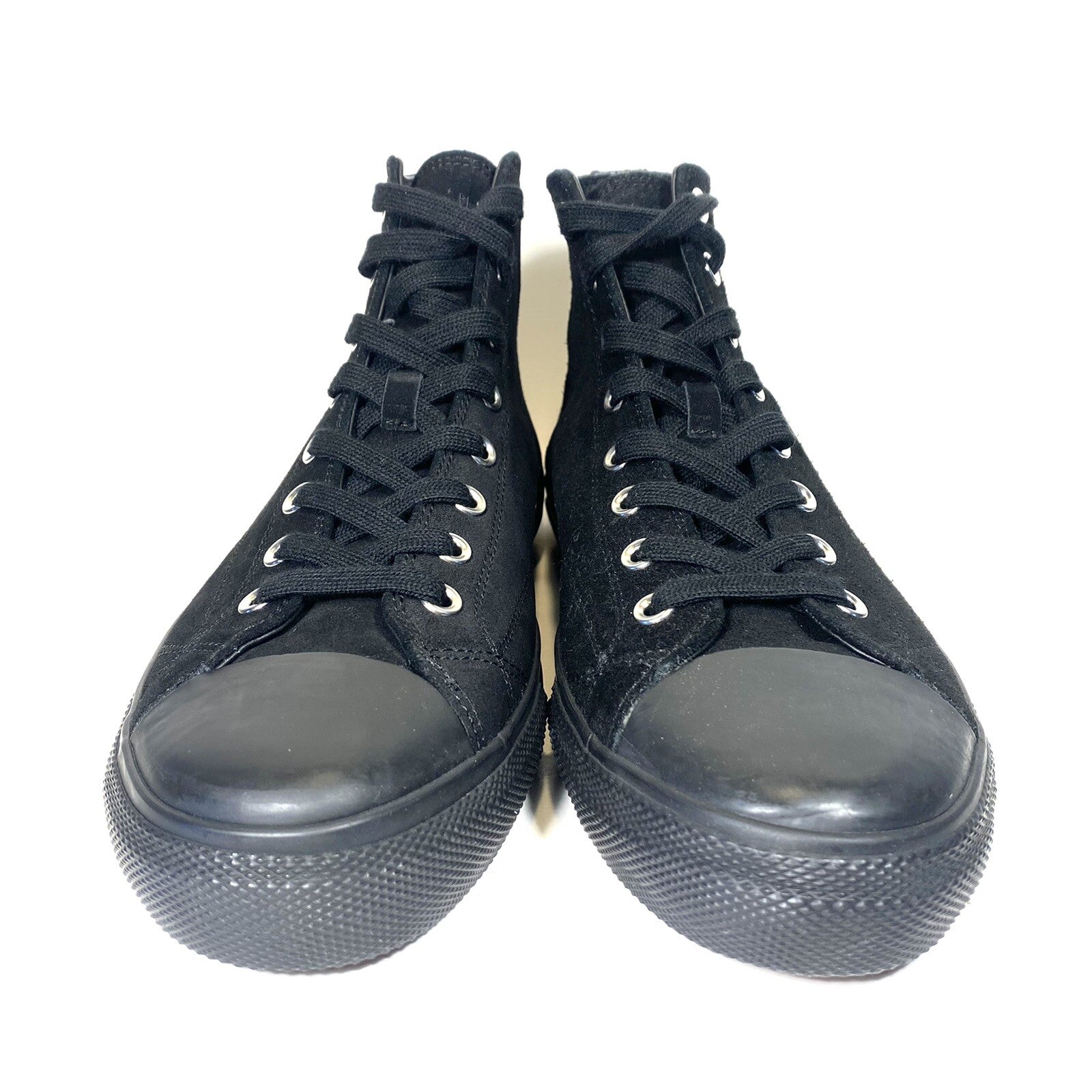 PAUL SMITH Mens Carver Suede Leather High Top Sneakers Black (MSRP $325)