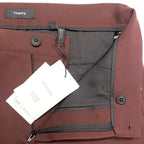 THEORY Mens Zaine Neoteric Chino Pants Malbec Burgundy (MSRP $195)