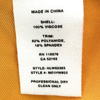 HELMUT LANG Viscose Jersey Twist Beads Long Dress Apricot Orange (MSRP $425)